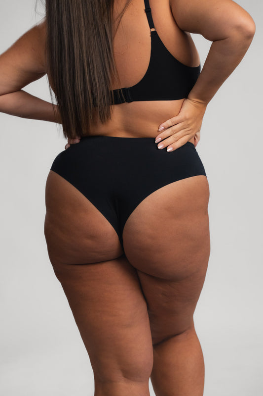 Seamless brazilke LUXE BLACK - 2 kos