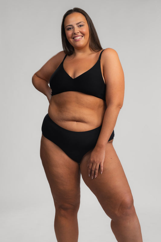 Seamless boksarice LUXE BLACK - 2 kos