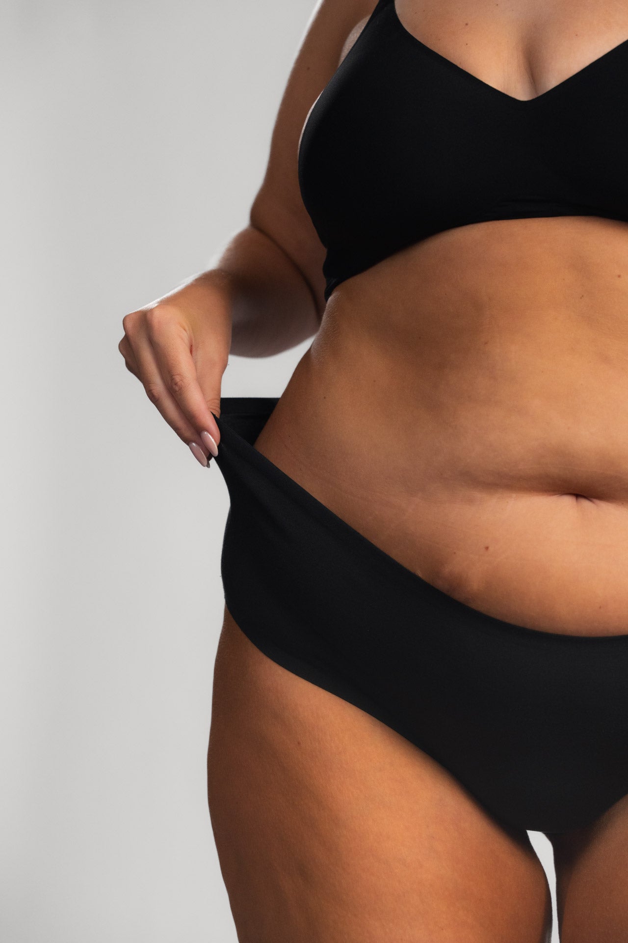 Bokserki bezszwowe LUXE BLACK - 2 sztuki